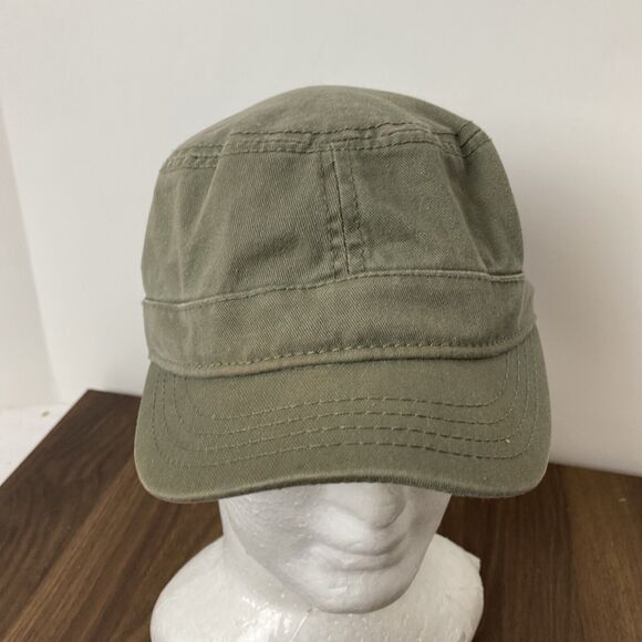 Forever 21 Green Military Army Painters Hat Cap Southwest Embroidered OSFM - Picture 3 of 7